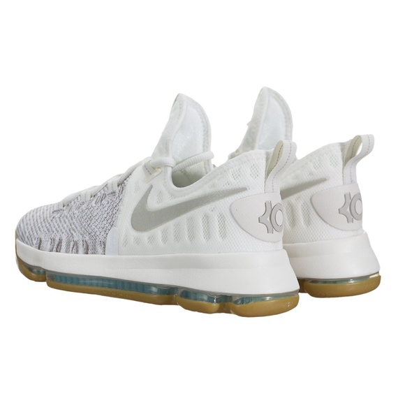 NIKE Zoom KD 9 White/Gray Sneakers Shoes sz 6Y - Picture 3 of 8
